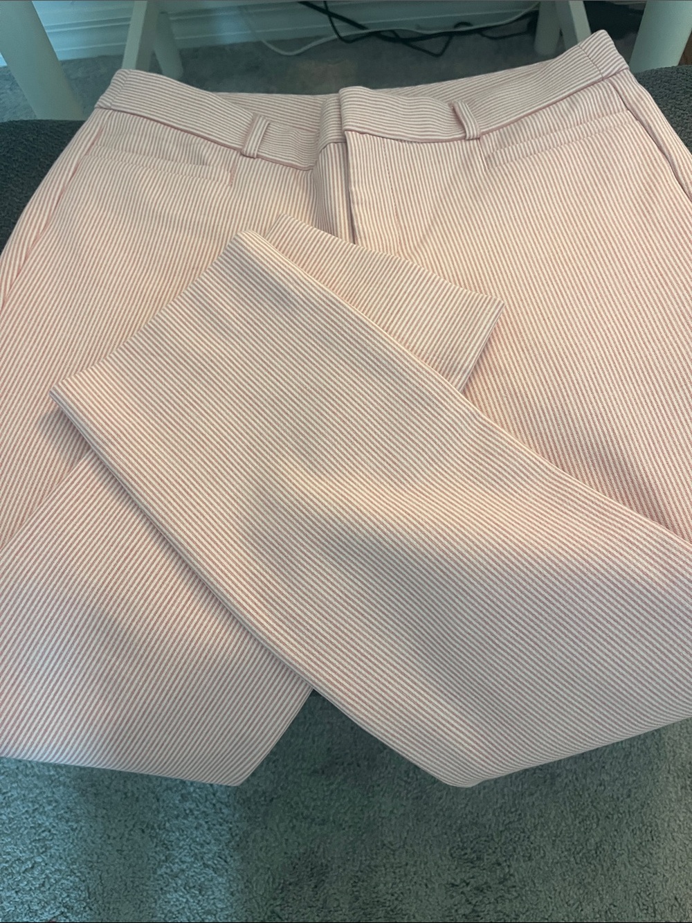 Banana Republic Pink Stripe Dress Pants